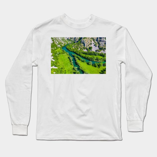 Zrmanja Long Sleeve T-Shirt by ivancoric